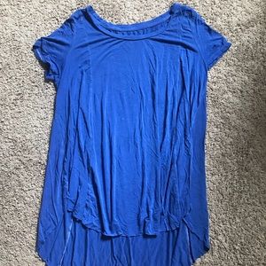 long blue shirt from american eagle